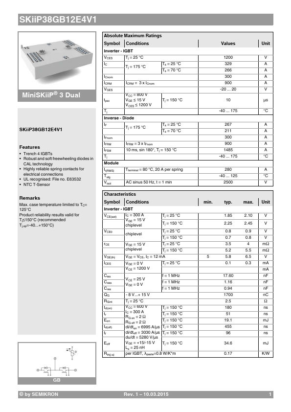 SKiiP38GB12E4V1