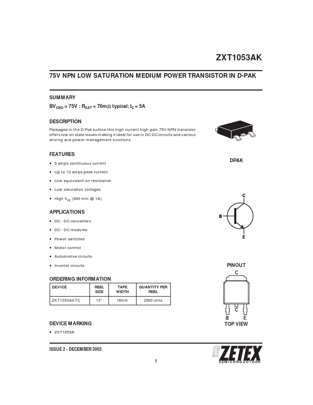 ZXT1053AKTC