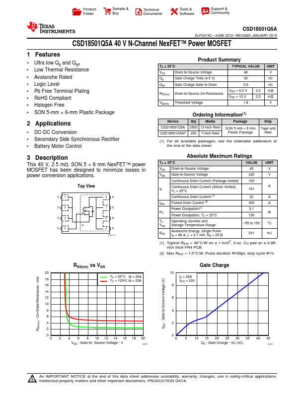 CSD18501Q5A