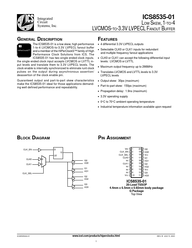 ICS8535-01