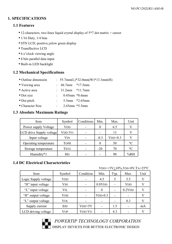 PC1202LRU-ASO-B-SO