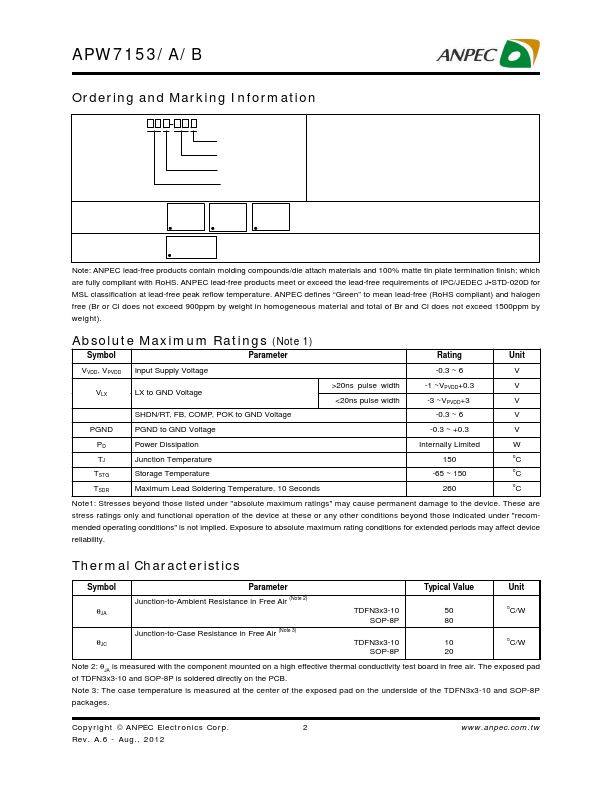 APW7153A