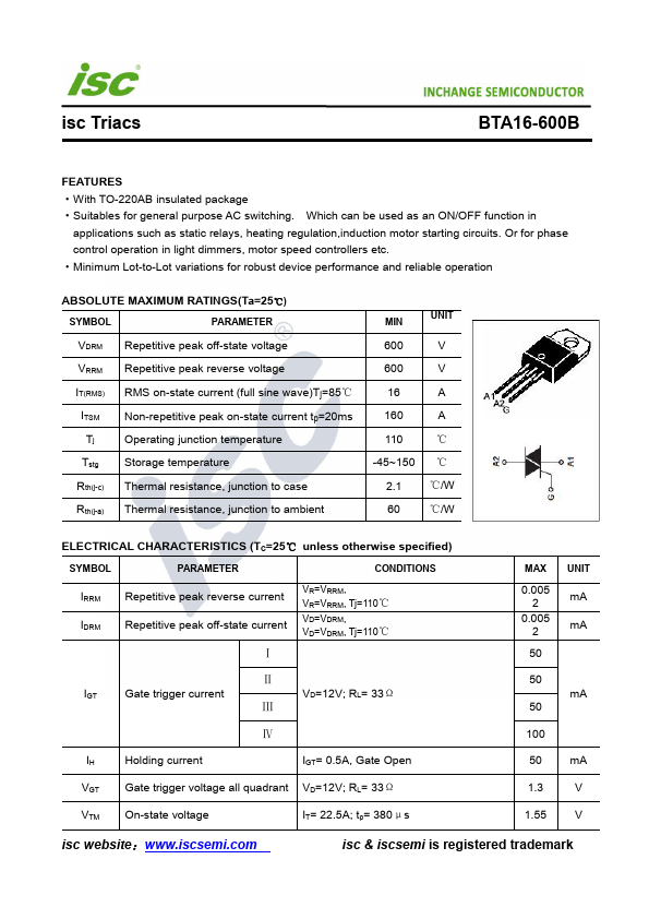 BTA16-600B