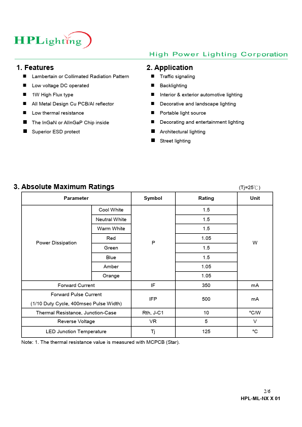 HPL-ML-NAO01