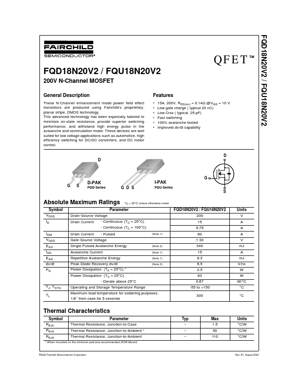 FQD18N20V2