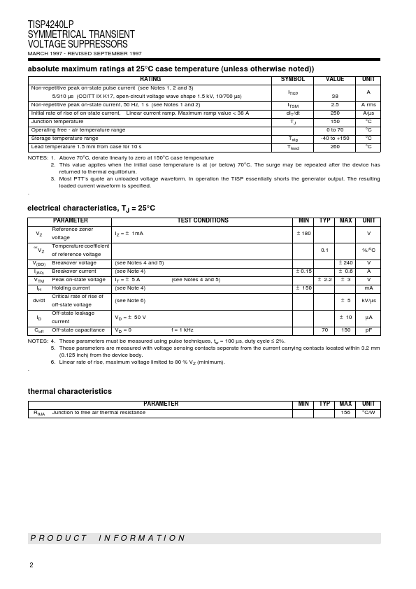 TISP4240LP