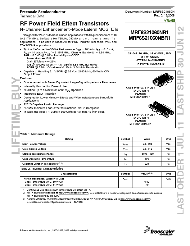 MRF6S21060NBR1