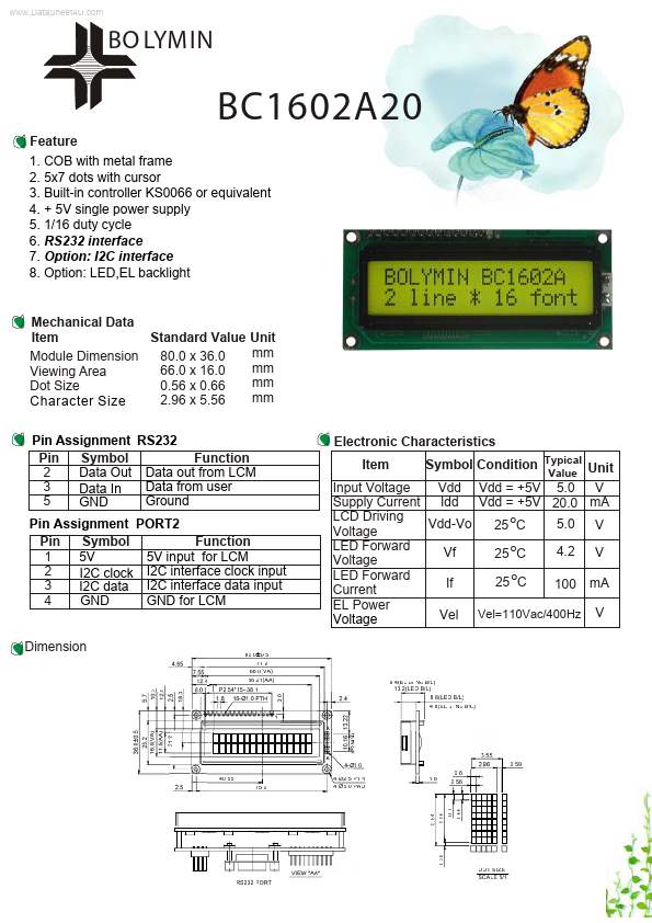 BC1602A20