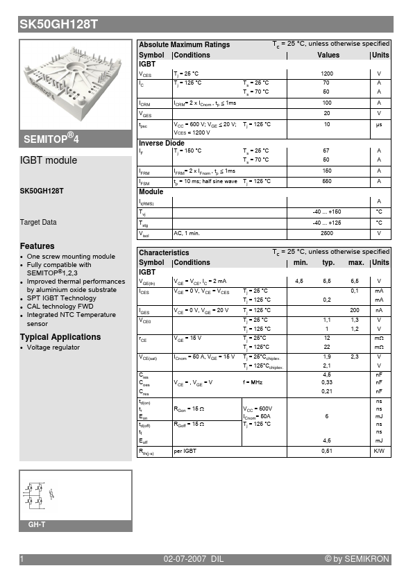 SK50GH128T