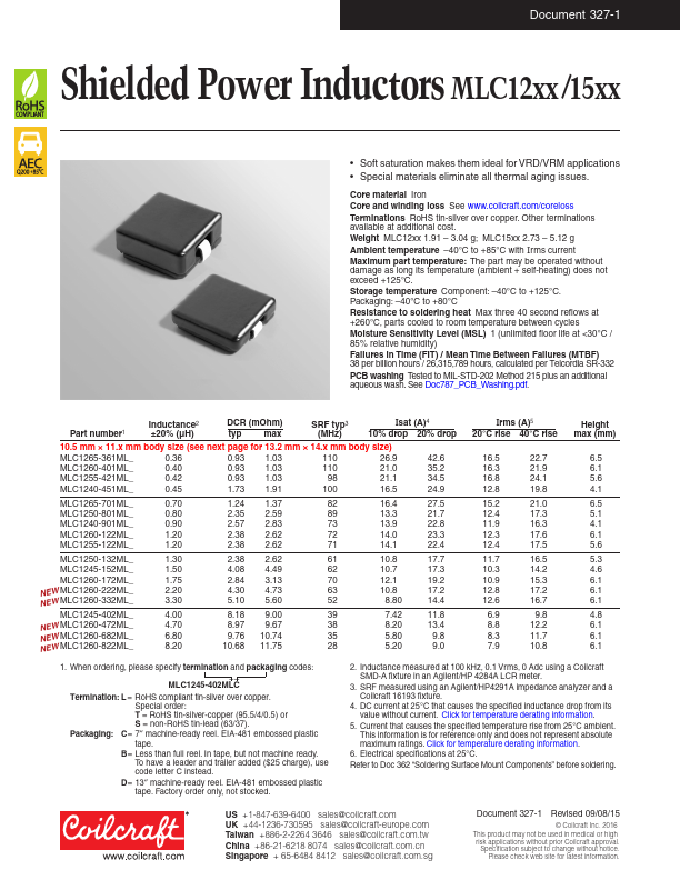 MLC1538-xxx