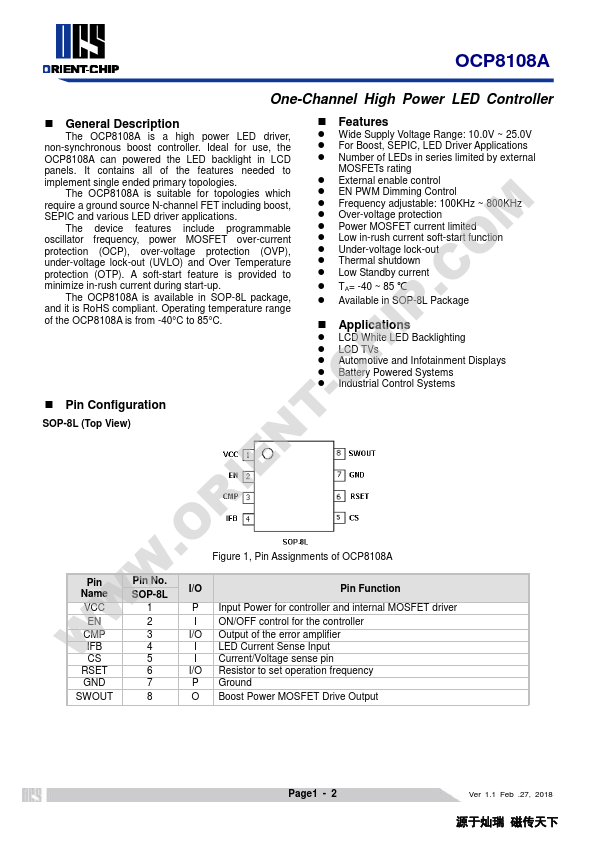 OCP8108A