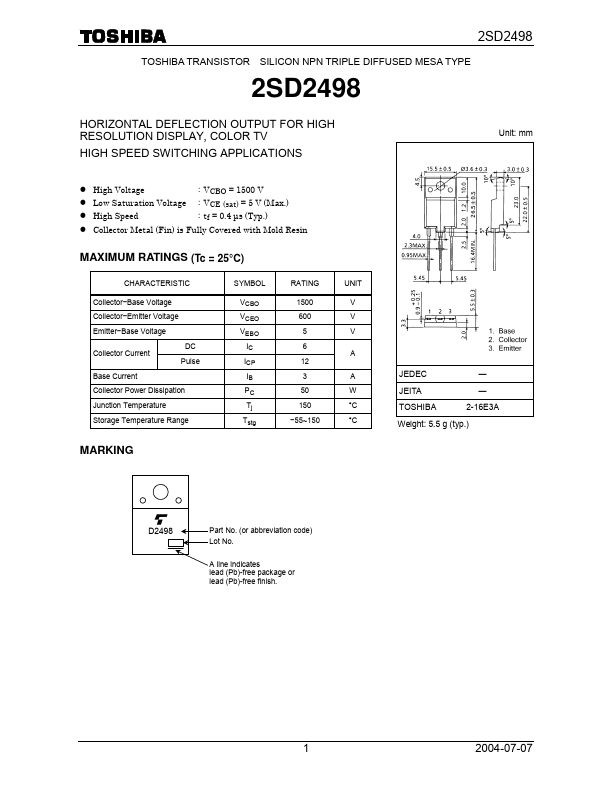 2SD2498