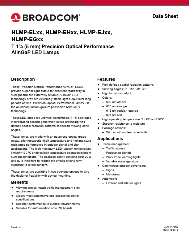 HLMP-EL1A-Z1LDV