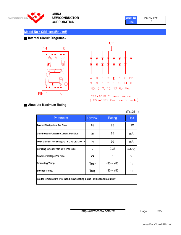 CSS-1018E