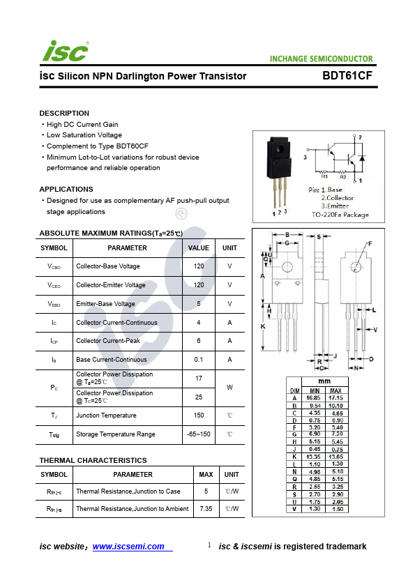 BDT61CF