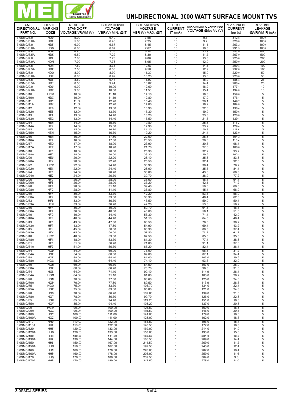 3.0SMCJ6.0A