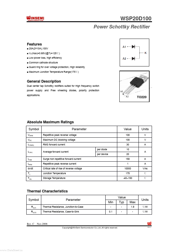 WSP20D100