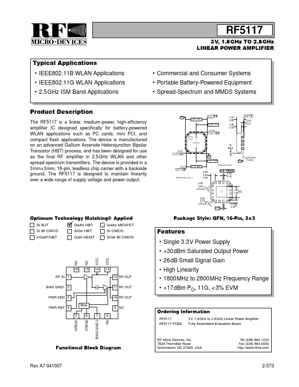 RF5117PCBA