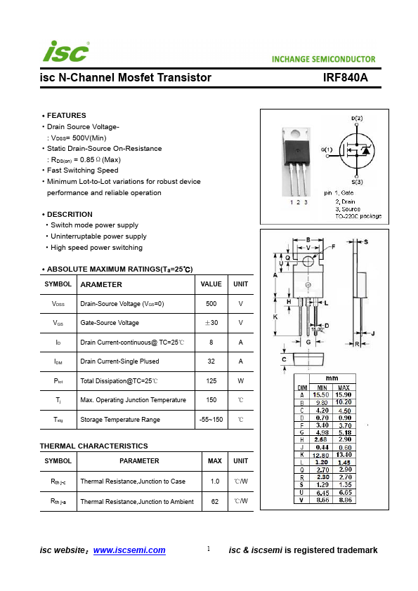 IRF840A