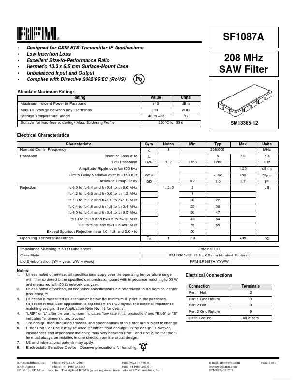 SF1087A