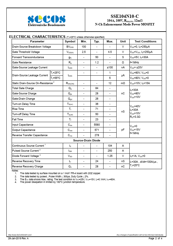 SSE104N10-C