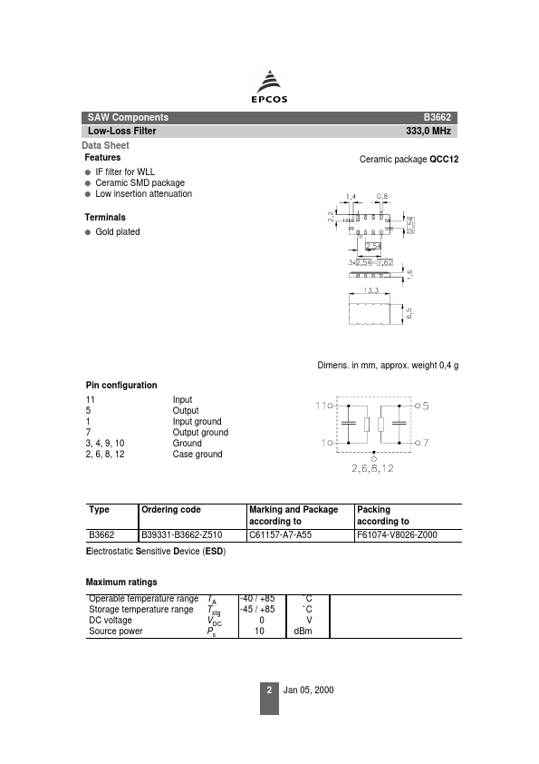 B3662