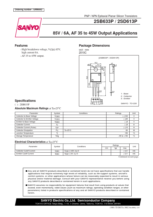 2SD613P