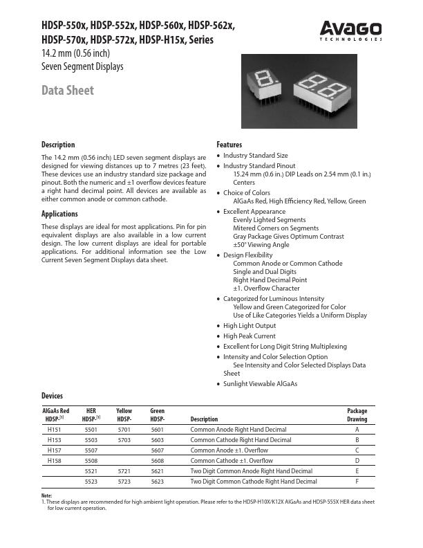 HDSP-5607