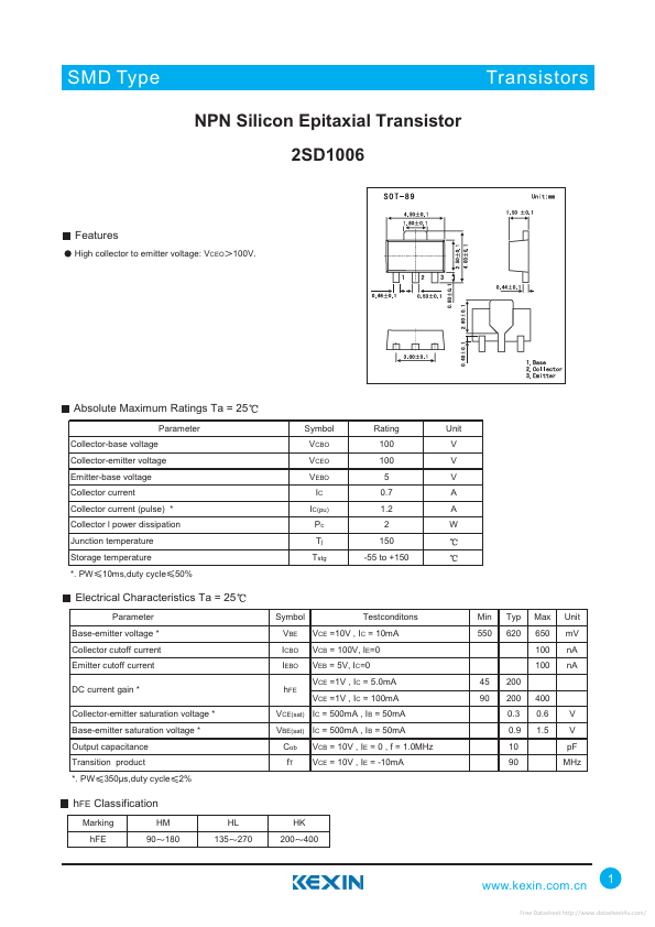 2SD1006