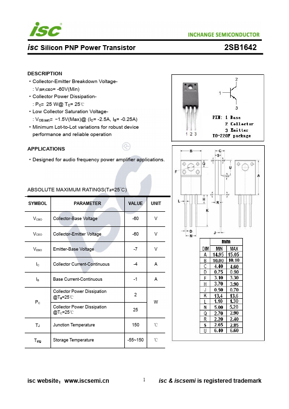 2SB1642