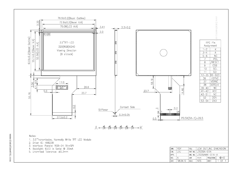 LT035AWX-01A-A