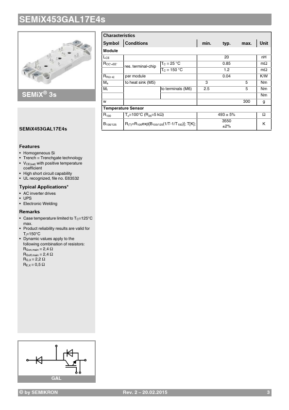 SEMiX453GAL17E4s