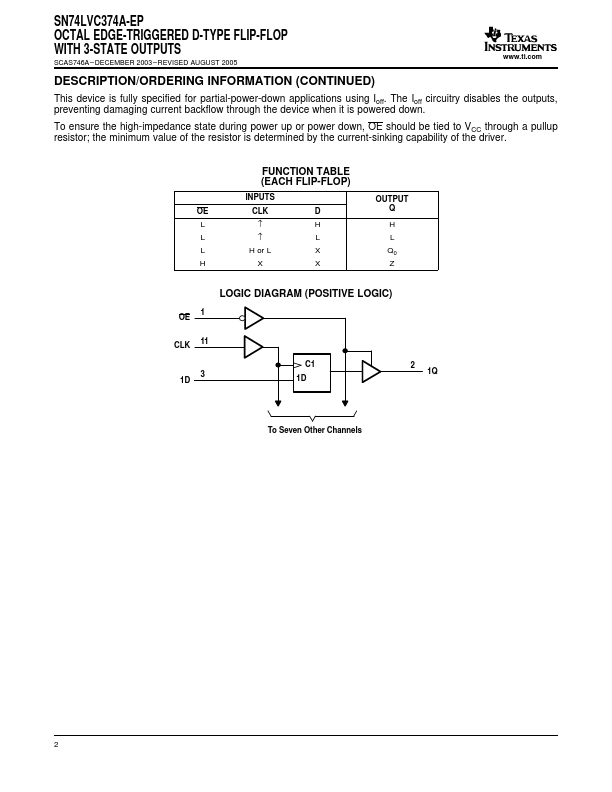 SN74LVC374A-EP