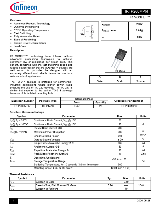 IRFP260MPbF