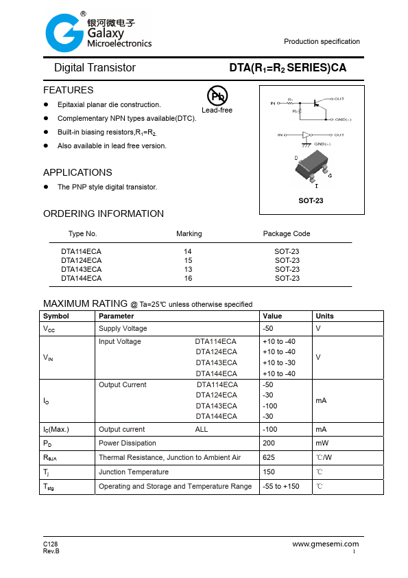 DTA114ECA