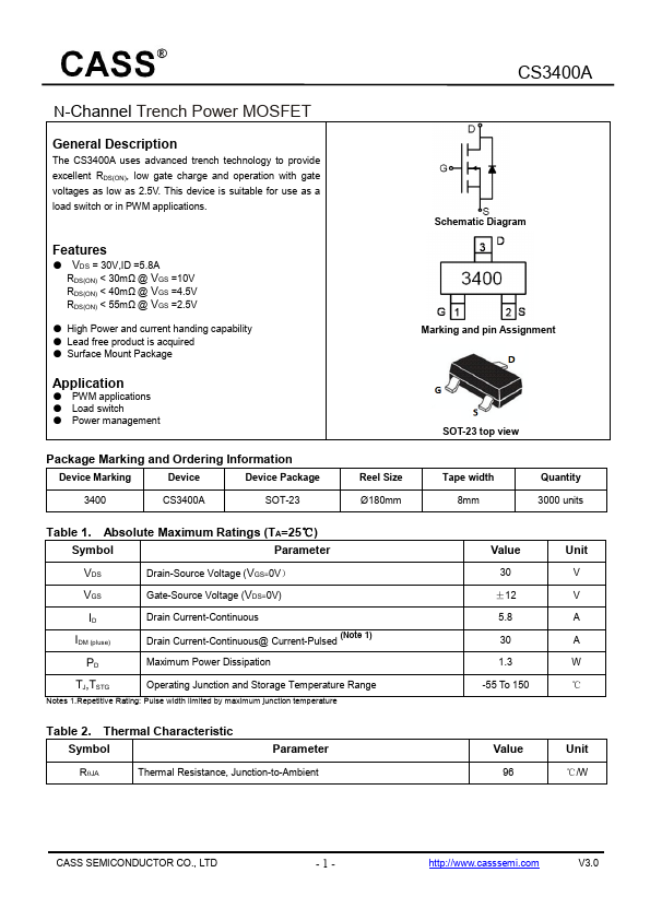 CS3400A