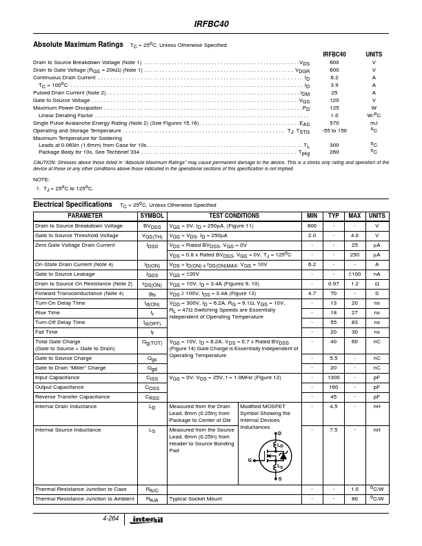 IRFBC40