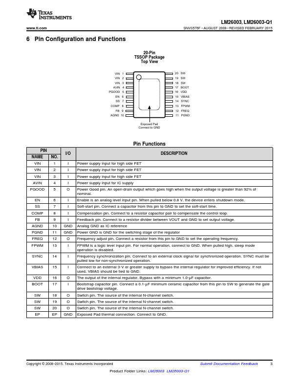 LM26003-Q1