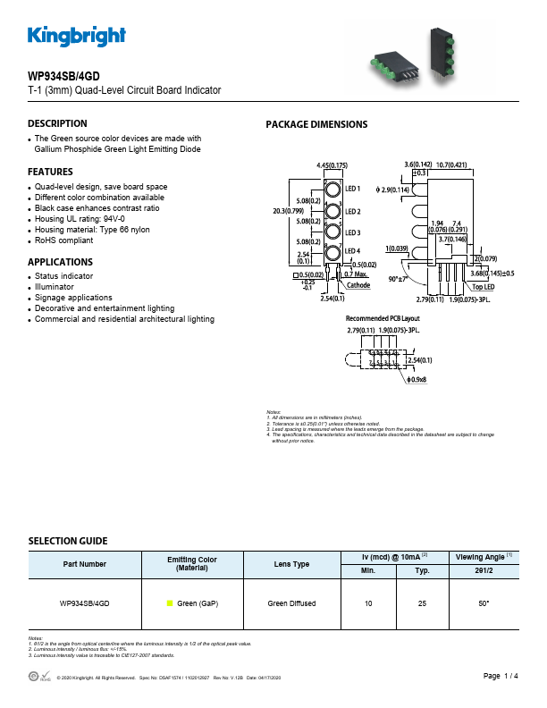 WP934SB-4GD