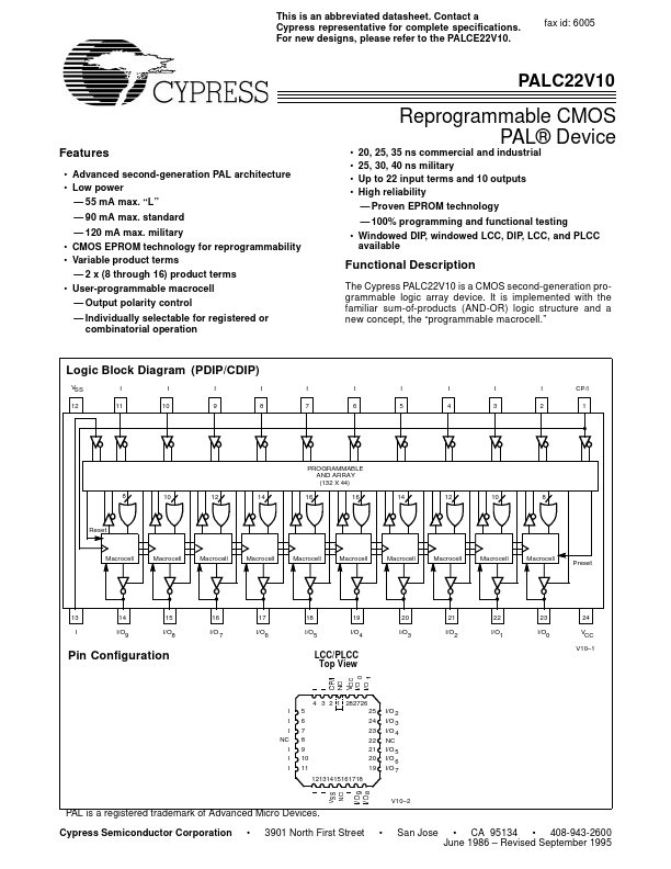 PALC22V10