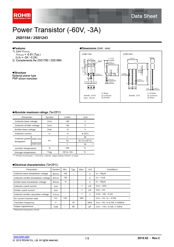 2SB1184