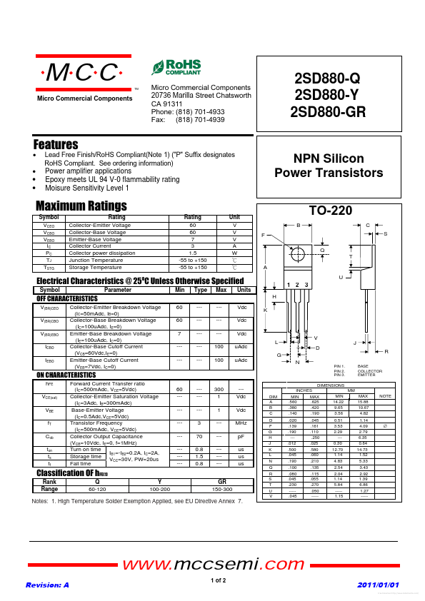 2SD880-GR