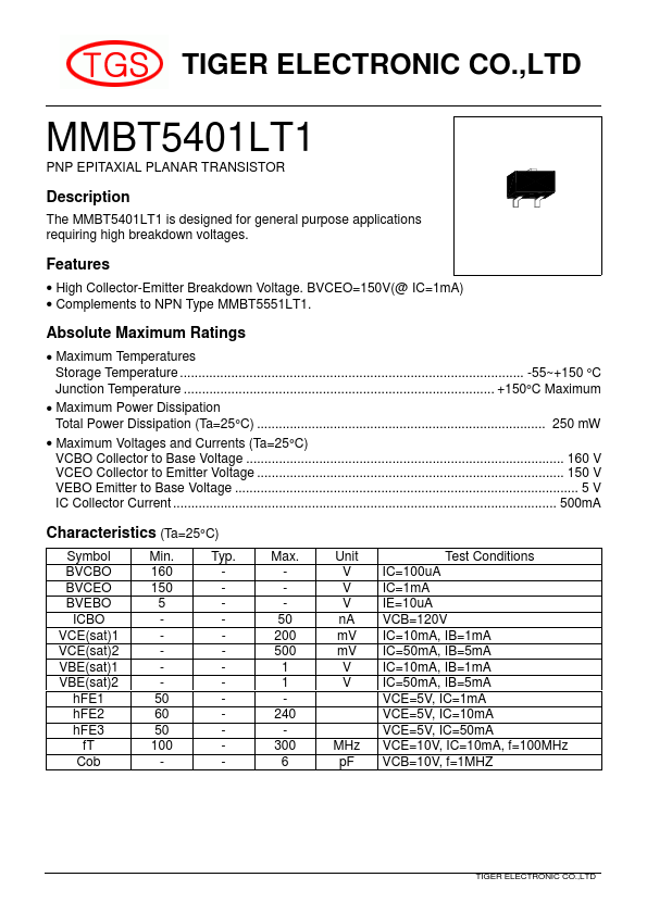 MMBT5401LT1