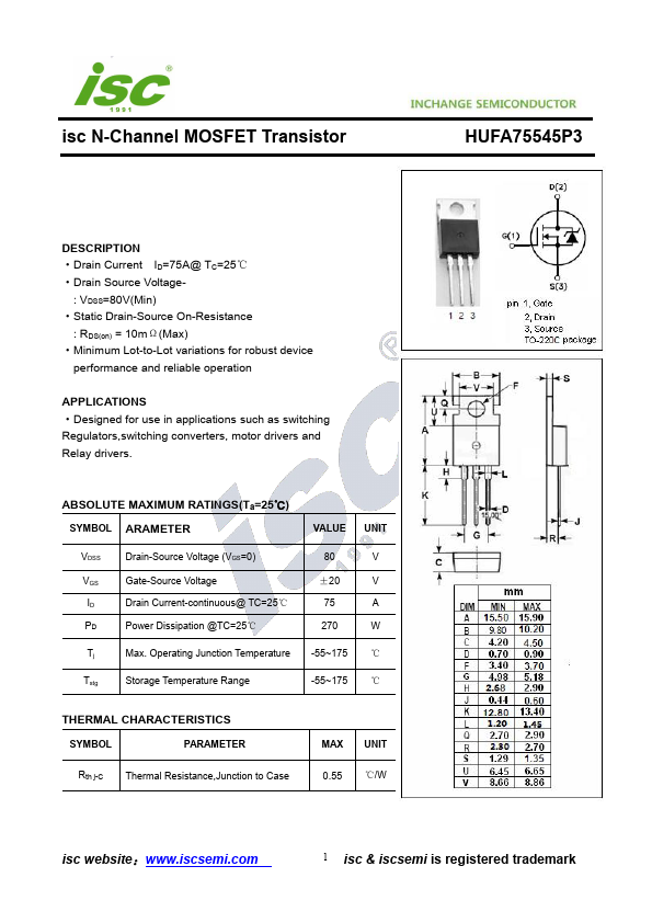 HUFA75545P3