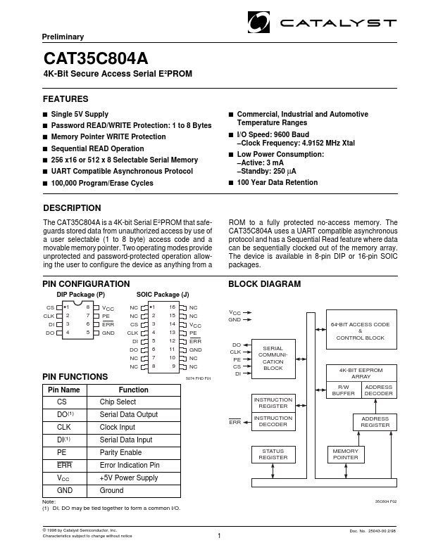 CAT35C804A