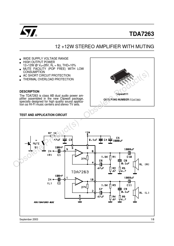 TDA7263