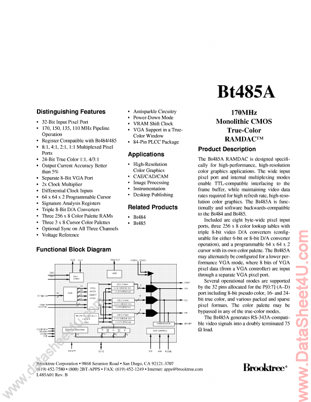 BT485A