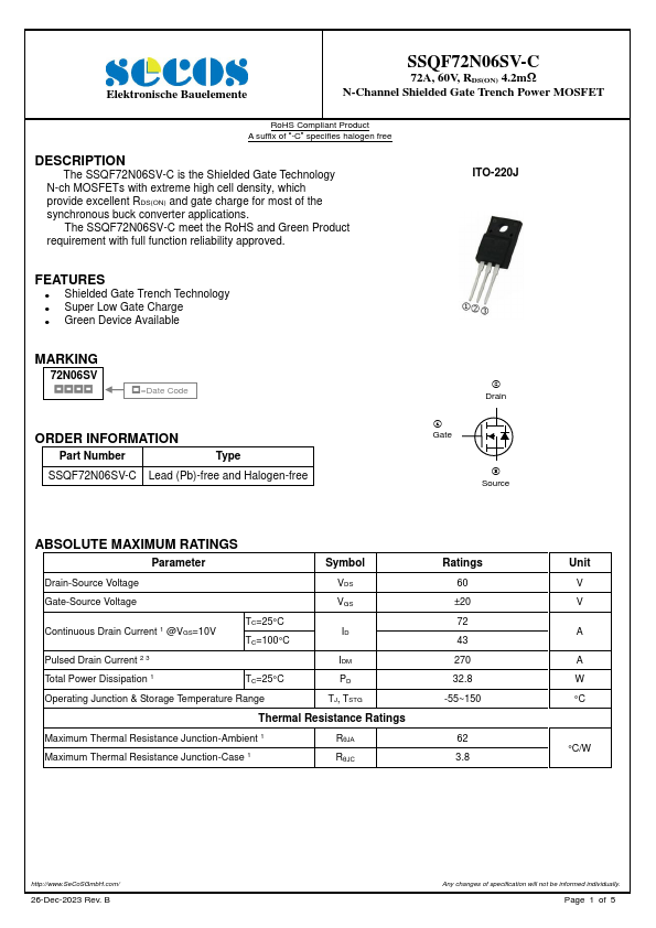 SSQF72N06SV-C