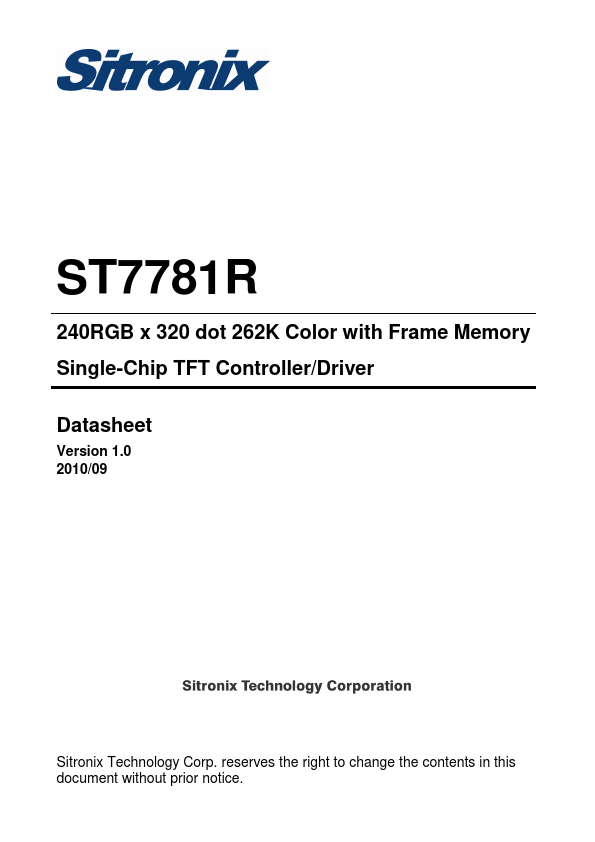 ST7781R