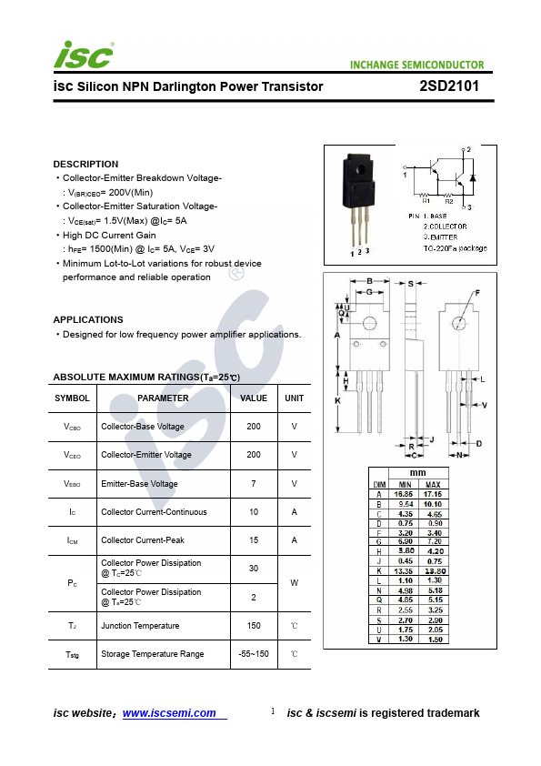 2SD2101